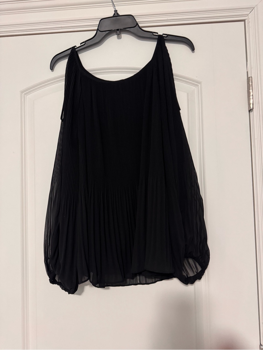 INC Pleated Long Sleeve Women's Top